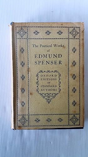 Seller image for The Poetical Works of Edmund Spenser [ The Oxford Editions of Standard Authors ] for sale by Your Book Soon