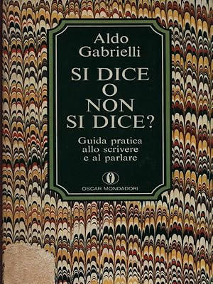 Immagine del venditore per Si dice o non si dice? venduto da Librodifaccia