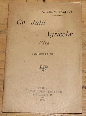 Image du vendeur pour 1925 - C.Corn.Tacitus - Cn. Julii Agricolae Vita - par M. l'Abb Cliquennois mis en vente par Bouquinerie Spia
