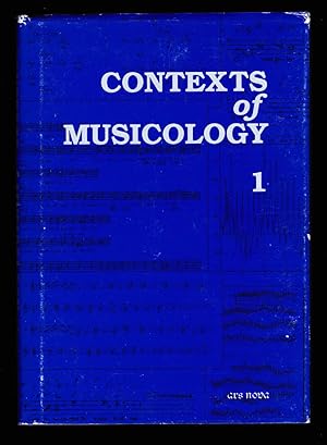 Seller image for Contexts of Musicology [2 Volumes] for sale by killarneybooks