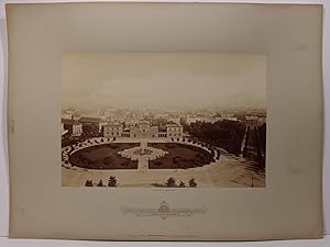 Panorama von dem Sieges-Denkmal aus. Original - Photographie. Vintage.