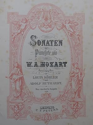 MOZART W. A. Sonaten Sonates Piano XIXe