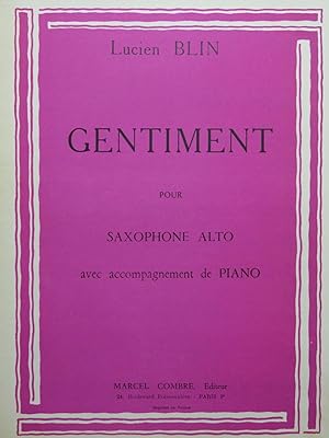 Immagine del venditore per BLIN Lucien Gentiment Saxophone Piano 1961 venduto da partitions-anciennes