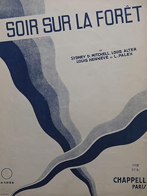 Seller image for MITCHELL Sydney & ALTER Louis Soir sur la fort Chant Piano 1936 for sale by partitions-anciennes