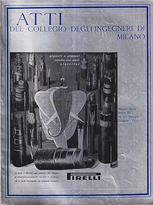 Atti del collegio degli ingegneri di Milano n. 5-6 anno 85