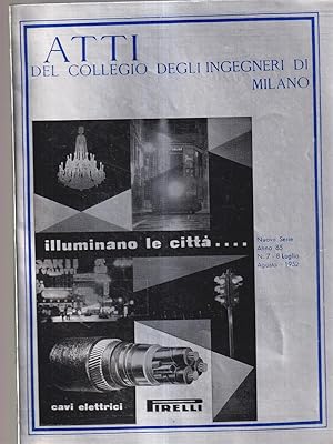 Atti del collegio degli ingegneri di Milano n. 7-8 anno 85