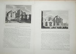 The Antiquities of England and Wales - CASTLEACRE, OR ESTACRE MONASTERY, NORFOLK Plates 1 and 2