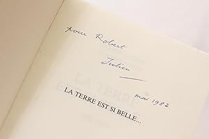 Seller image for La terre est si belle. Journal 1976-1978 for sale by Librairie Le Feu Follet