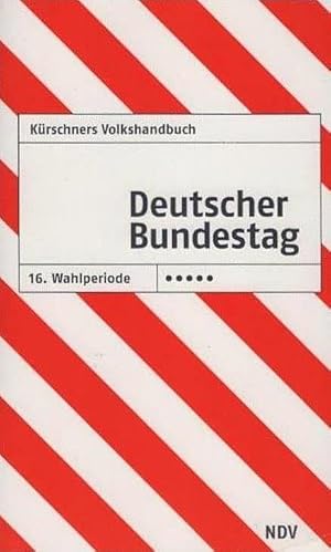 Imagen del vendedor de Krschners Volkshandbuch Deutscher Bundestag : 16. Wahlperiode a la venta por Schrmann und Kiewning GbR