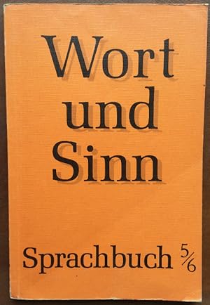 Seller image for Wort und Sinn. Sprachbuch fr den Deutschunterricht 5/6. for sale by buch-radel