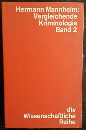 Image du vendeur pour Vergleichende Kriminologie. Band 2 von 2. mis en vente par buch-radel