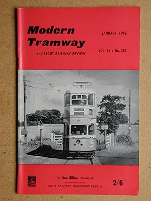 Image du vendeur pour The Modern Tramway and Light Railway Review. January 1962. Vol. 25. No. 289. mis en vente par N. G. Lawrie Books