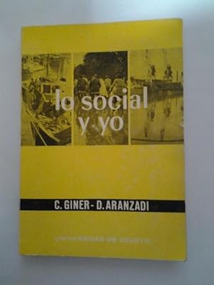 Image du vendeur pour Lo social y yo mis en vente par Libros Ambig