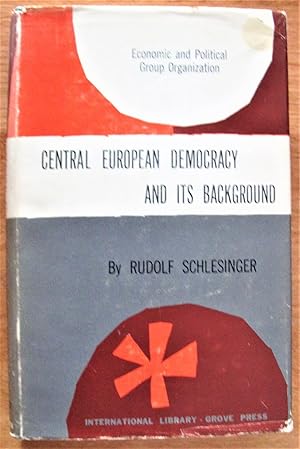 Seller image for Central European Democracy and Its Background for sale by Ken Jackson