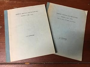 Imagen del vendedor de Shipping Arrivals & Departures. Sydney, 1788-1825. and Part III Index to Names of Persons. Three parts bound in two Volumes. a la venta por Time Booksellers