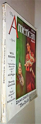Seller image for The American Magazine, April 1929. Vol CVII, No. 4 "The Drift Fence, Part I" ; "The Sin of Angels" for sale by DogStar Books