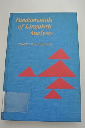 Fundamentals of Linguistic Analysis.