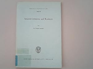 Seller image for Schiedsverfahren und Konkurs. for sale by Antiquariat Bookfarm