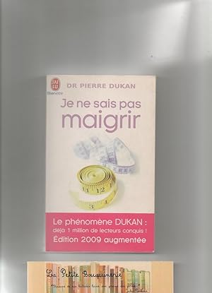 Image du vendeur pour Je ne sais pas maigrir mis en vente par La Petite Bouquinerie