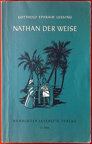 Bild des Verkufers fr Nathan der Weise. Ein dramatisches Gedicht in fnf Aufzgen. Hamburger Lesehefte 17. Heft. zum Verkauf von biblion2