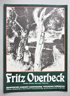 Fritz Overbeck, Plakat