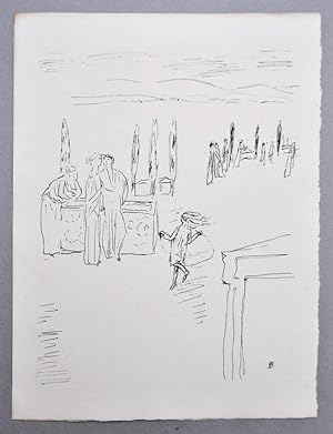 Bild des Verkufers fr Pierre Bonnard, "La vie de saint Monique"1 zum Verkauf von Worpswede Fineart