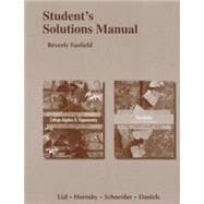 Seller image for Student Solutions Manual for College Algebra and Trigonometry and Precalculus for sale by eCampus