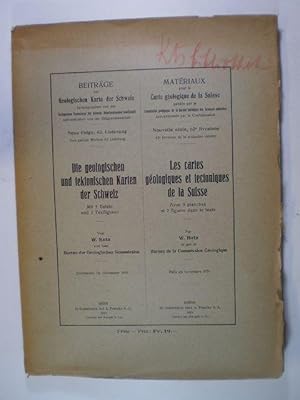 Die geologischen und tektonischen Karten der Schweiz. Les cartes géologiques et tectoniques de la...