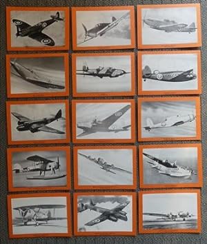 BEE HIVE AEROPLANE PICTURES. ST. LAWRENCE STARCH COMPANY WWII PHOTO CARD PROMOTION. 48 CARDS INCL...