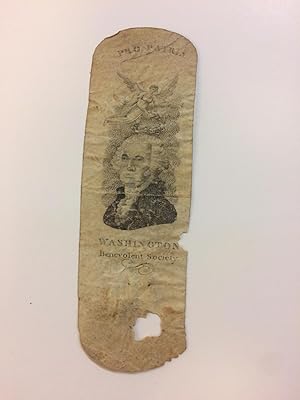 (Bookmark, original momento from the Election of 1812)