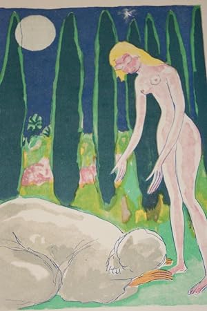 Seller image for KEES VAN DONGEN GRAVURE HASSAN ET KAIRIA FEMME-MILLE NUITS ET UNE NUIT K67 for sale by Librairie RAIMOND