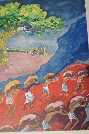 Seller image for KEES VAN DONGEN GRAVURE COULEURS ALI BABA VOLEURS-MILLE NUITS ET UNE NUIT K64 for sale by Librairie RAIMOND