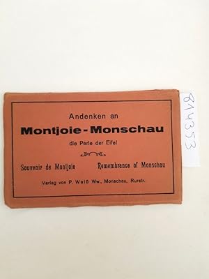 Andenken an Montjoie-Monschau die Perle der Eifel