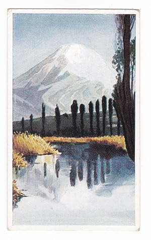 Seller image for Stollwerck Sammelbild Reise um die Welt - 1. Teil Nr. 90 Der Popocatepetl in Mexiko. Preisangabe in Reichsmark. for sale by GAENSAN Versandantiquariat