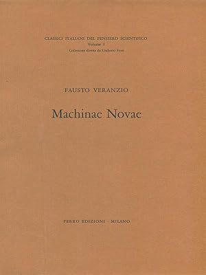 Imagen del vendedor de Machinae Novae. Prima edizione a la venta por Miliardi di Parole