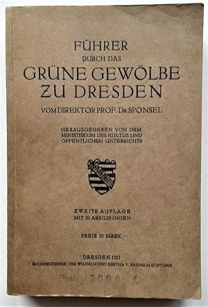 Bild des Verkufers fr Fhrer durch das grne Gewlbe zu Dresden zum Verkauf von Das Bchergespann