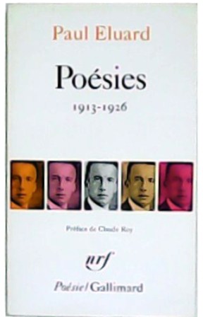 Image du vendeur pour Paul Eluard: Posies (1913-1926). Prface de Claude Roy. mis en vente par Librera y Editorial Renacimiento, S.A.