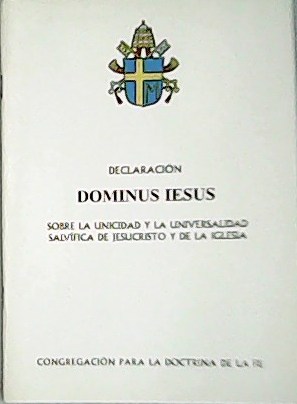 Immagine del venditore per Declaracin "Dominus Iesus". Congregacin para la Doctrina de la Fe venduto da Librera y Editorial Renacimiento, S.A.