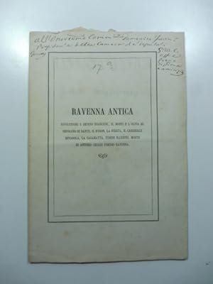 Bild des Verkufers fr Ravenna antica. Lettera diciassettesima zum Verkauf von Coenobium Libreria antiquaria