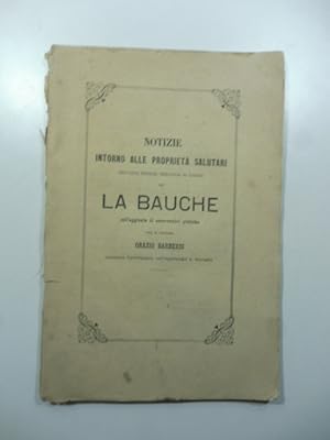 Notizie intorno alle proprieta' salutari dell'acqua minerale ferruginosa ed alcalina di La Bauche