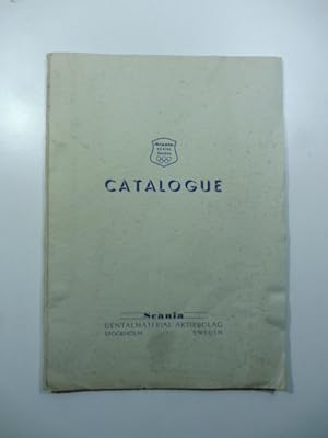 Catalogue Scania dentalmaterial aktiebolag. Stockolm