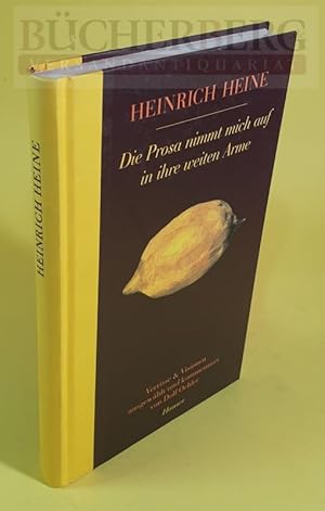 Bild des Verkufers fr Die Prosa nimmt mich auf in ihre weiten Arme. Verrisse & Visionen ausgewhlt und kommentiert von Dolf Oehler zum Verkauf von Bcherberg Antiquariat