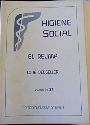 Image du vendeur pour EL REUMA. HIGINIENE SOCIAL BOLETIN N 23. mis en vente par Libreria Lopez de Araujo