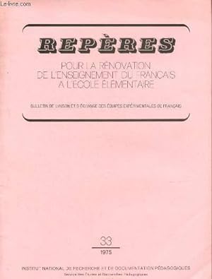 Bild des Verkufers fr Repres - Bulletin de liaison et d'change des quipes exprimentales de franais : n61 zum Verkauf von Le-Livre
