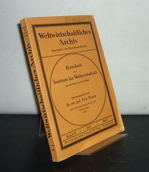 Zeitschrift des Instituts für Weltwirtschaft an der Universität Kiel. - Band 68, Heft 1, 1952. He...
