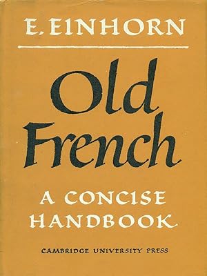 Image du vendeur pour Old French mis en vente par Librodifaccia
