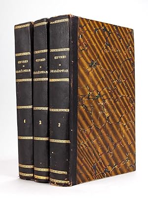 Bild des Verkufers fr Oeuvres de Shakespeare illustres (3 Tomes - Complet) [ Oeuvres compltes de Shakespeare traduites par Emile Montegut et richement illustres de gravures sur bois (3 Tomes - Complet) Tome I : Les Comdies : La Tempte - Les Deux Gentilhommes de Vrone - La Comdie des Mprises - Le Songe d'une Nuit d't - Le Marchand de Venise - Beaucoup de bruit pour rien - Mesure pour mesure - La Mgre dompte - Peines d'Amour perdues - Comme il vous plaira - Tout est bien qui finit bien - Le Conte d'hiver - La Nuit des Rois - Les Joyeuses Commres de Windsor ; Tome II : Les Tragdies. Le Roi Jean - Le Roi Richard II - Le Roi Henri IV - Le Roi Henri V - Le Roi Henri VI - Le Roi Richard III - Le Roi Henri VIII ; Tome III : Les Grands Drames. Trolus et Cressida - Timon d'Athnes - Coriolan - Jules Csar - Antoine et Cloptre - Romo et Juliette - Othello ou le Maure de Venise - Macbeth - Hamlet - le Roi Lear - Cymbeline - Pricls ] zum Verkauf von Librairie du Cardinal