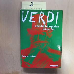 Bild des Verkufers fr Verdi und die Interpreten seiner Zeit zum Verkauf von Bookstore-Online