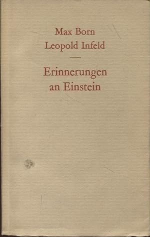 Seller image for Erinnerungen an Einstein for sale by Flügel & Sohn GmbH