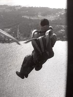 Australia Point Cook RAAF Academy Parachute Jump Aviation old Photo 1956